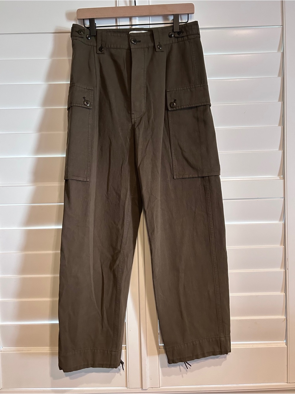 The Great Army Cargo Fatigue Pant Olive Green Size 28